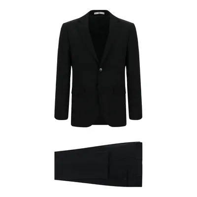 Siyah 7 Drop Slim Fit Dar Kesim Takım Elbise