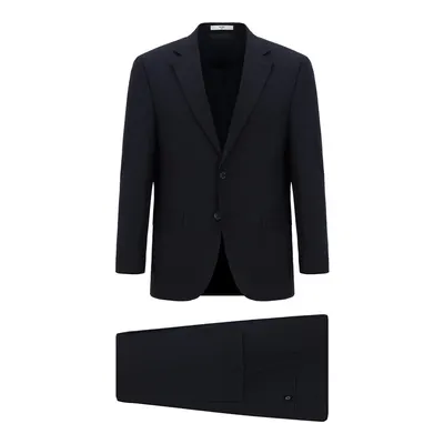 Koyu Lacivert 4 Drop Relaxed Fit Rahat Kesim Takım Elbise