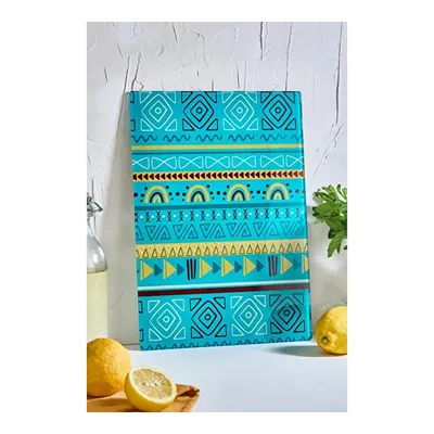 Lora Bianca African Cam Kesme Tahtası - 25x35 - Isıya Dayanıklı Kırılmaz Kesme Tahtası Beyaz
