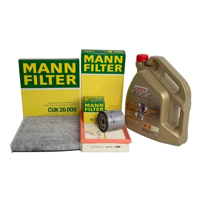 Mann Filter Audi A3 35 TFSI Filtre Bakım Seti Mann Marka Motor Yağlı