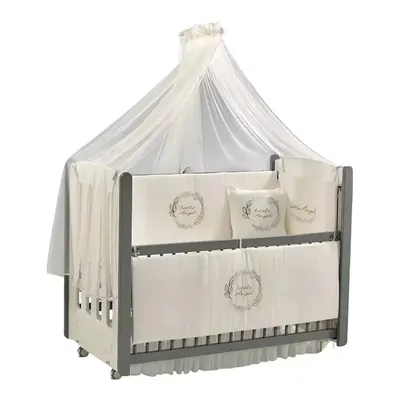 Meltem Kids Mia Beşik 60X120 Gri-Angel