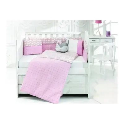 Momishop Fox Park Yatak Uyku Seti Pembe