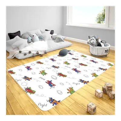 Momys Care Gökyüzü Kaşifleri Çocuk Odası Halı Model 100x160 Cm