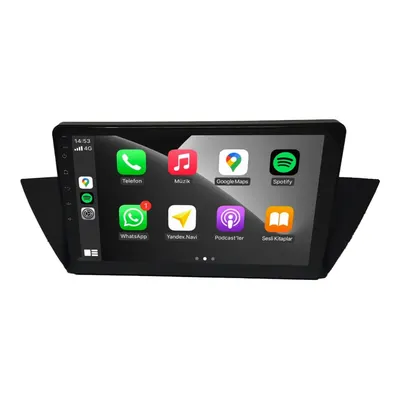 Smartgo Bmw X1 2010-2014 4+64 GB 2K QLED Android Carplay Multimedya sistemi (yazılımsal)