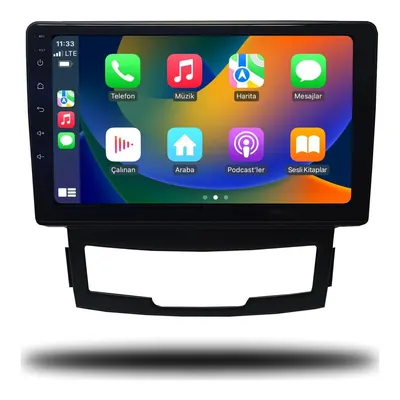 Smartgo Korando 2011-2013 8+128 GB Android Carplay Multimedya Sistemi (yazılımsal)