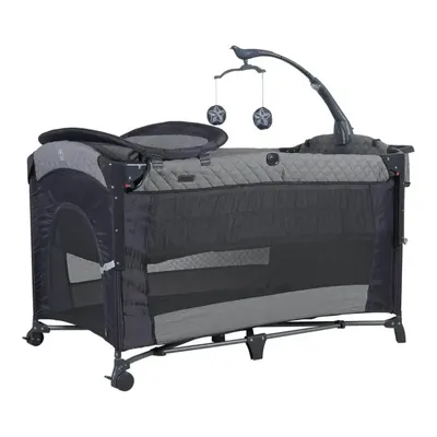 Prego 8040 Miami Premium Anne Yanı Oyun Parkı 70x120 cm Gri