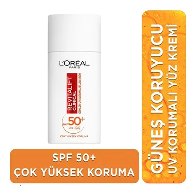 L'Oreal Paris Revitalift Clinical Spf 50+ Günlük Yüz Güneş Kremi 50 Ml