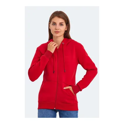 SLAZENGER Katya Kadın Sweatshirt Kırmızı