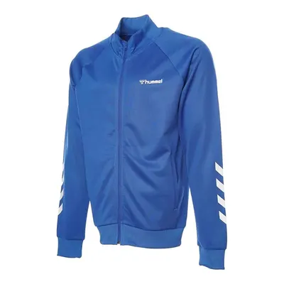 Hummel Falconzo Koyu Mavi Dik Yaka Erkek Fermuarlı Sweatshirt Hırka