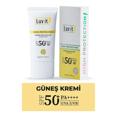 Luv it! Spf50+ PA++ Uva Uvb Yüksek Korumalı Leke Karşıtı Güneş Kremi 50ml