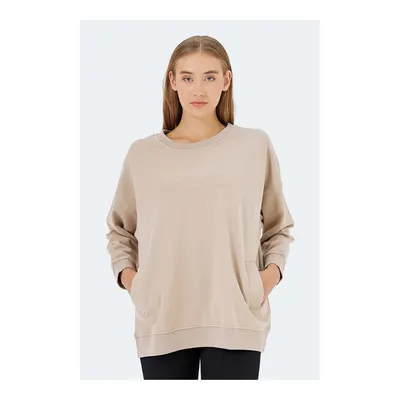 SLAZENGER Vikenti Sw Kadın Bej Sweatshirt