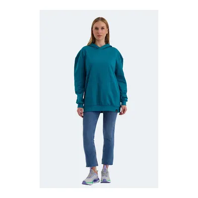 SLAZENGER Violence Kadın Petrol Sweatshirt