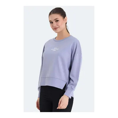 SLAZENGER Vital Kadın Crop Lila Sweatshirt