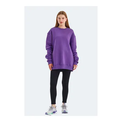 SLAZENGER Vadim Kadın Mor Sweatshirt