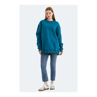 SLAZENGER Vadim Kadın Petrol Sweatshirt