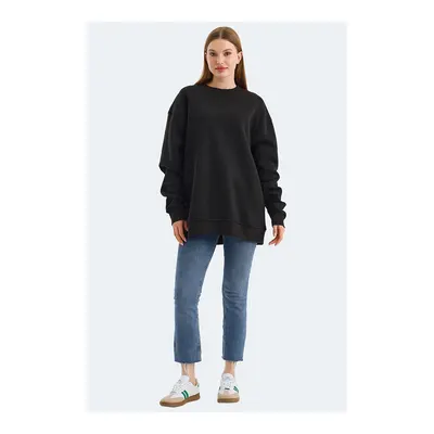 SLAZENGER Vadim Kadın Siyah Sweatshirt