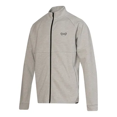 Hummel Inter Gri Dik Yaka Erkek Fermuarlı Sweatshirt Hırka
