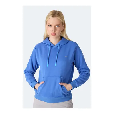 SLAZENGER Misty I Kadın Kapüşonlu İndigo Sweatshirt