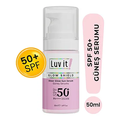 Luv it! Spf 50+ Leke Karşıtı Güneş Serumu - Yüz Ve Cilt Bakımı İçin Güneş Koruyuculu Serum 50 Ml