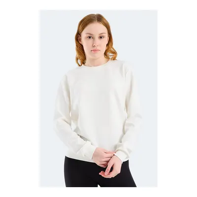 SLAZENGER Kristia I Kadın Ekru Sweatshirt