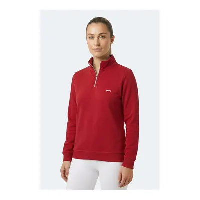 SLAZENGER Maxis I Kadın Kırmızı Sweatshirt