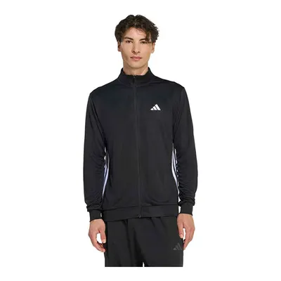 Adidas Siyah Dik Yaka Erkek Fermuarlı Sweatshirt