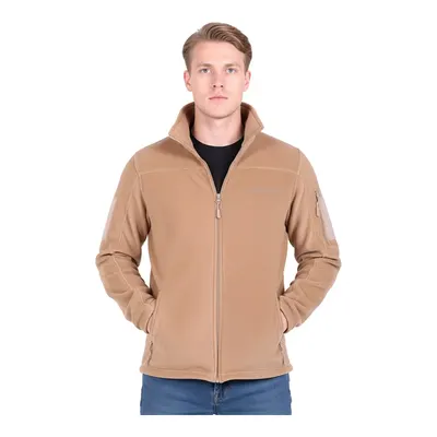 THERMOFORM Bej Erkek Polar Dik Yaka Fermuarlı Sweatshirt