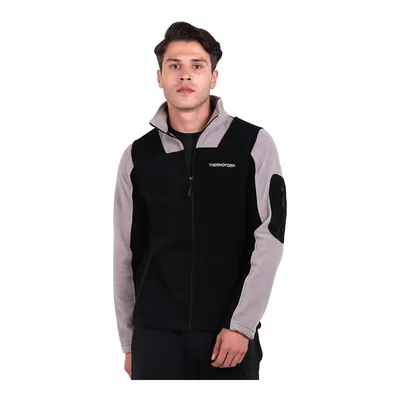 THERMOFORM Siyah Evo Pro Erkek Polar Fermuarlı Sweatshirt