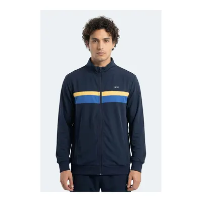 SLAZENGER Rencor Erkek Dik Yaka Fermuarlı Lacivert Sweatshirt