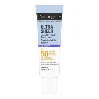 Neutrogena Ultra Sheer Age Shield Fluid Spf50 Yüz Güneş Koruyucu, 50 Ml