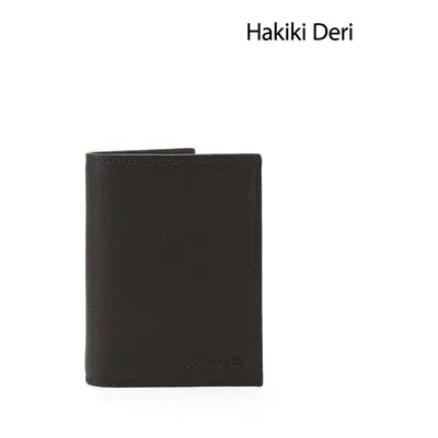 GÖNDERİ(R) Kahverengi Erkek Tütün Kahve Hakiki Deri Dikey Cüzdan