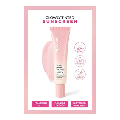New Well Glowly Tinted Mineral Sunscreen Spf50+ | Renkli Mineral Filtreli Güneş Koruyucu Krem 35 Ml