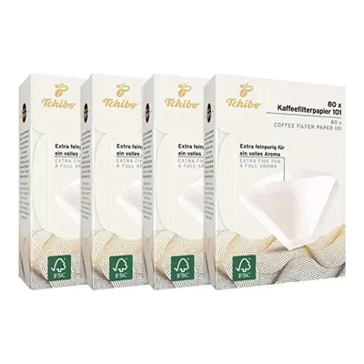 Tchibo 4x80 Filtre Kağıdı No. 101, Beyaz