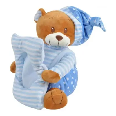 Selay Peluş Çerçeveli Ayıcık Mavi 25 Cm