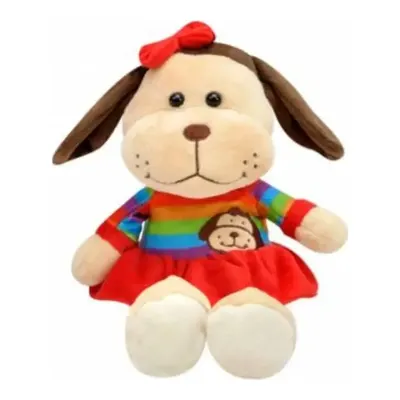 Selay Peluş Elbiseli 23 Cm Köpek