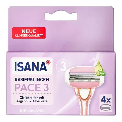 Isana Yedek Tıraş Bıçağı 3 Bıçaklı 4lü