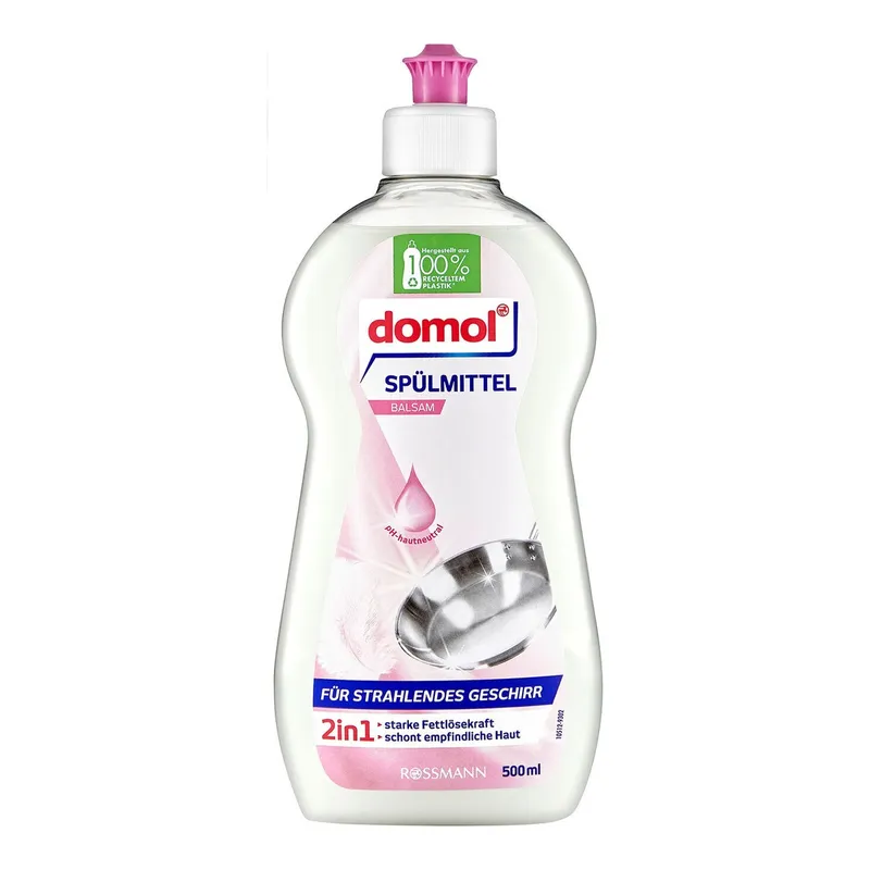 Domol Bulaşık Deterjanı Yağ Çözücü Konsantre Elde Yıkama 500 ml, görsel 1