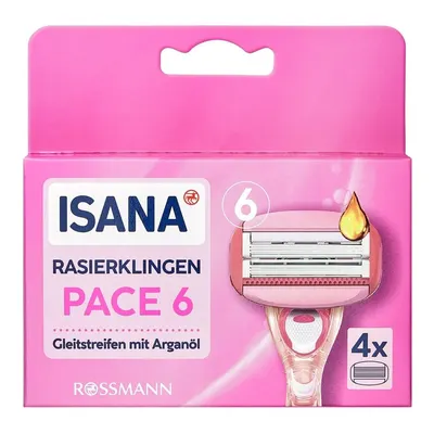 Isana Yedek Tıraş Bıçağı 6 Bıçaklı Kadınlar İçin 4lü
