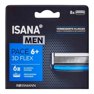 Isana Men Yedek Tıraş Bıçağı Başlığı 6 Bıçaklı 8li