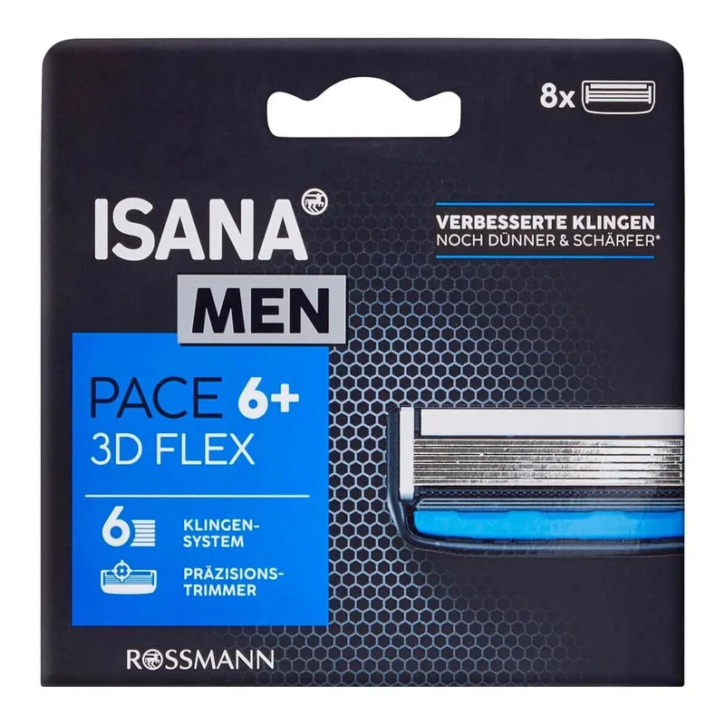 Isana Men Yedek Tıraş Bıçağı Başlığı 6 Bıçaklı 8li, görsel 1