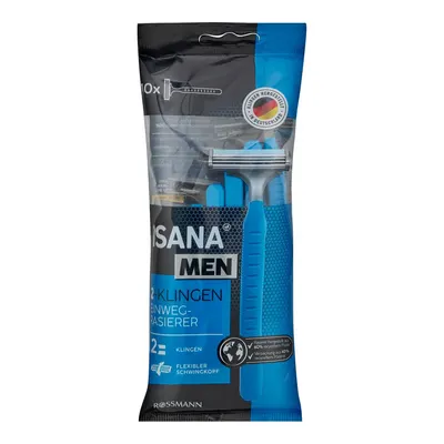 Isana Men Tıraş Bıçağı 2 Bıçaklı Tek Kullanımlık 10lu