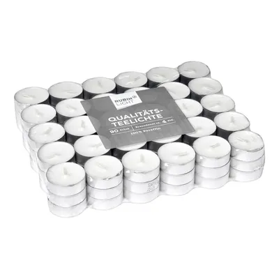 Rubin Licht Tealight Mum Beyaz 4 Saat 90lı