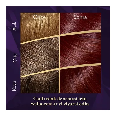 Koleston Wella Supreme Saç Boyası 46 Kızıl Viyole