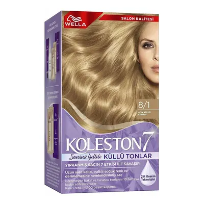 Koleston Wella Supreme Sonsuz Işıltılı Küllü Tonlar Saç Boyası 81 Açık Küllü Kumral
