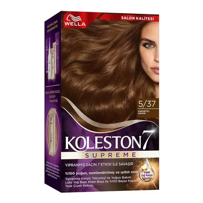 Koleston Wella Supreme Saç Boyası 537 Kışkırtıcı Kahve