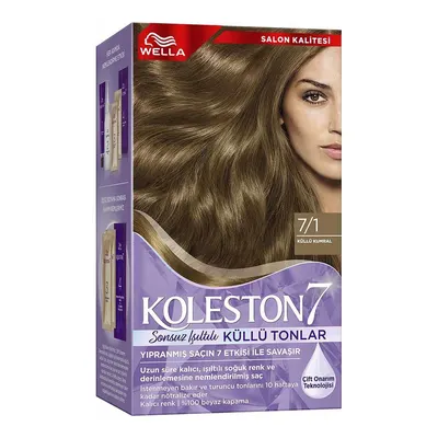 Koleston Wella Supreme Sonsuz Işıltılı Küllü Tonlar Saç Boyası 71 Küllü Kumral
