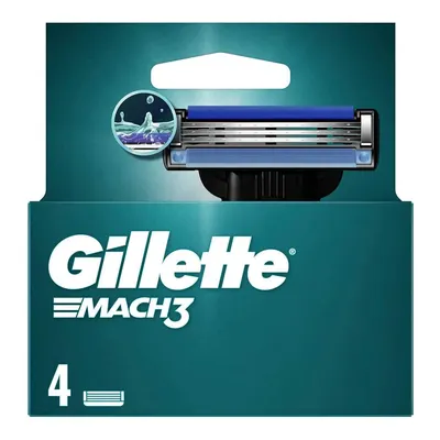 Gillette Mach3 Yedek Tıraş Bıçağı 4 Adet