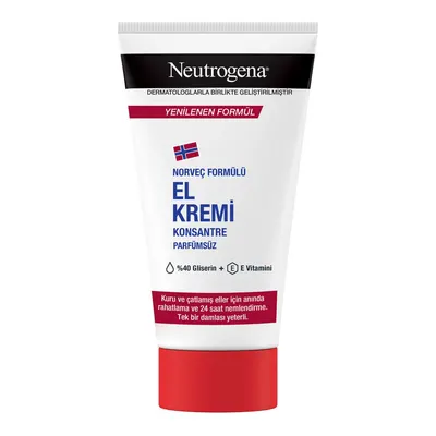 Neutrogena El Kremi Parfümsüz 75 ml
