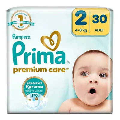 Prima Bebek Bezi Premium Care 2 Numara 30 Adet