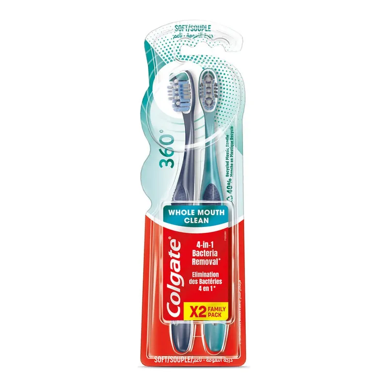 Colgate Diş Fırçası 360 Soft 2li, görsel 1
